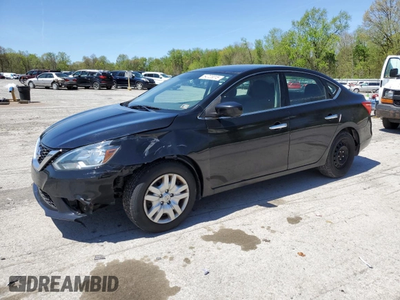2017 Nissan Sentra S with VIN 3N1AB7AP8HY379708, listed as a Copart auction lot 54723015 with 160,371 mi miles and Clean Title. Bid and sale history available at carsss.com. Image 1.