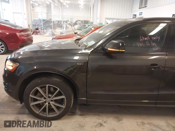 2017 Audi SQ5 Premium Plus with VIN WA1CCAFP5HA041755, listed as a IAAI auction lot 41728825 with 135,512 mi miles. Bid and sale history available at carsss.com. Image 6.