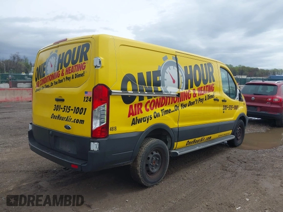 2019 Ford Transit with VIN 1FTYR1YMXKKB51036, listed as a IAAI auction lot 41965825 with 109,357 mi miles. Bid and sale history available at carsss.com. Image 4.