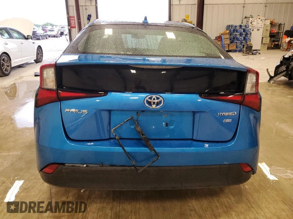 2021 Toyota Prius L Eco with VIN JTDKAMFU6M3142364, listed as a Copart auction lot 50714465 with 15,020 mi miles and Clean Title. Bid and sale history available at carsss.com. Image 6.