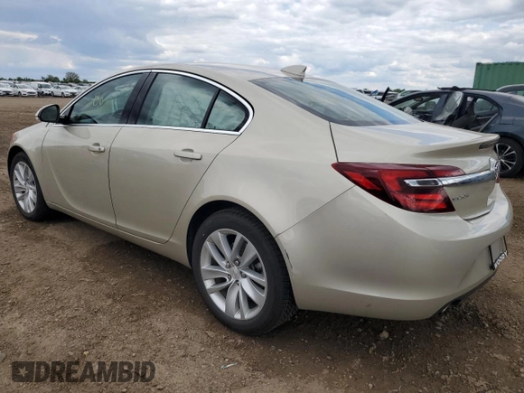 2015 Buick Regal with VIN 2G4GK5EXXF9127005, listed as a Copart auction lot 58827695 with 59,636 mi miles and Salvage title. Bid and sale history available at DreamBid. Image 2.