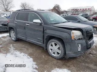 2012 GMC Terrain SLT-1 with VIN 2GKALUEK5C6225091, listed as a IAAI auction lot 41073151 with 129,989 mi miles and . Bid and sale history available at carsss.com. Image 1.