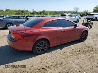 2011 Volvo C70 with VIN YV1672MC5BJ120129, listed as a Copart auction lot 55194515 with 159,270 mi miles and Clean Title. Bid and sale history available at carsss.com. Image 3.