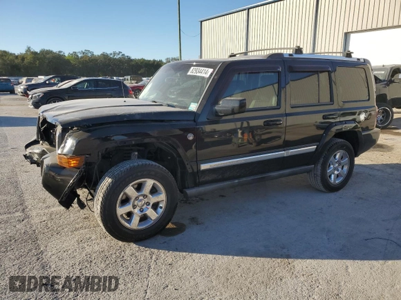 2007 Jeep Commander Overland with VIN 1J8HG68217C619277, listed as a Copart auction lot 82934414 with 136,282 mi miles and Salvage title. Bid and sale history available at DreamBid. Image 1.