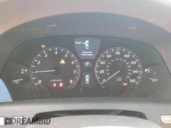 2012 Lexus LS 460 z VIN JTHBL5EF5C5113099, wystawiony jako Copart lot #87305454 z przebiegiem Nie podano mil oraz Szkoda całkowita • Salvage title. Historia ofert i sprzedaży dostępna na DreamBid. Obrazek 9.