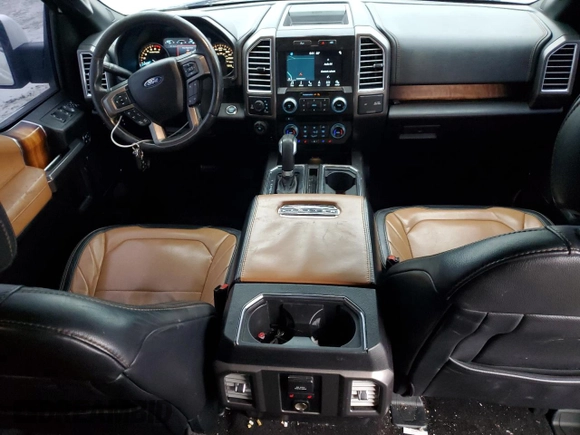 2016 Ford F-150 XLT with VIN 1FTEW1EG8GFD55215, listed as a Copart auction lot 50826595 with 187,716 mi miles and Salvage Title. Bid and sale history available at carsss.com. Image 8.