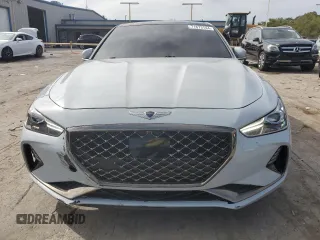 2019 Genesis G70 3.3T Advanced with VIN KMTG34LE4KU030796, listed as a Copart auction lot 71673144 with 100,932 mi miles and Salvage Title. Bid and sale history available at carsss.com. Image 5.
