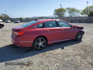2021 Honda Accord Touring with VIN 1HGCV3F99MA009495, listed as a Copart auction lot 54796265 with 16,698 mi miles and Salvage title. Bid and sale history available at DreamBid. Image 3.