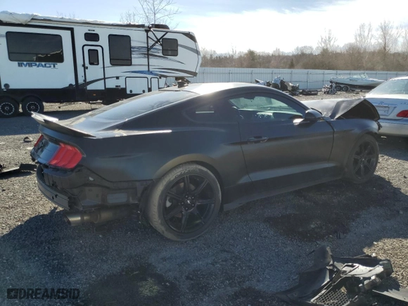 2020 Ford Mustang EcoBoost with VIN 1FA6P8TH7L5191791, listed as a Copart auction lot 48010475 with 38,378 mi miles and Salvage Title. Bid and sale history available at carsss.com. Image 3.