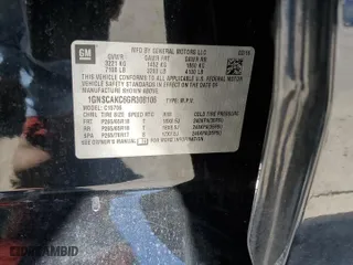 2016 Chevrolet Tahoe LS with VIN 1GNSCAKC6GR308106, listed as a Copart auction lot 46468755 with 175,974 mi miles and Salvage Title. Bid and sale history available at carsss.com. Image 14.
