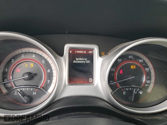2017 Dodge Journey SXT z VIN 3C4PDDBG0HT609804, wystawiony jako Copart lot #42977015 z przebiegiem 110 450 mil mil oraz Szkoda całkowita • Salvage title. Historia ofert i sprzedaży dostępna na DreamBid. Obrazek 9.