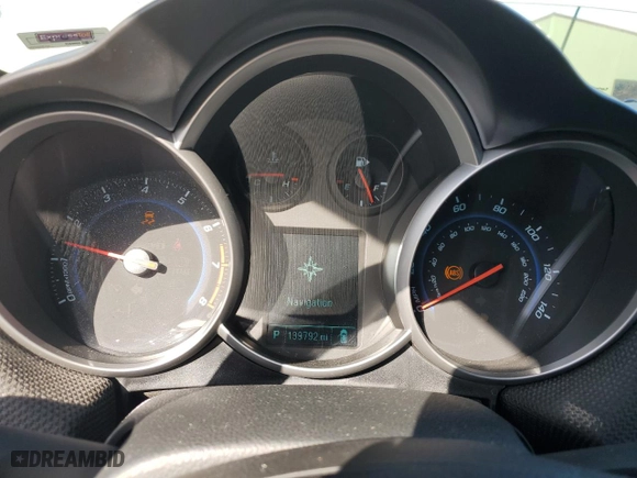 2012 Chevrolet Cruze ECO with VIN 1G1PJ5SC9C7164609, listed as a Copart auction lot 51780155 with 139,792 mi miles and Salvage Title. Bid and sale history available at carsss.com. Image 9.
