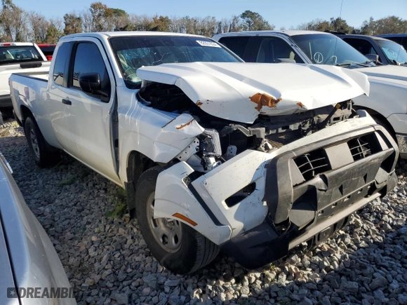 2022 Nissan Frontier S with VIN 1N6ED1CL3NN689562, listed as a Copart auction lot 82931834 with 90,507 mi miles and Salvage Title. Bid and sale history available at carsss.com. Image 4.