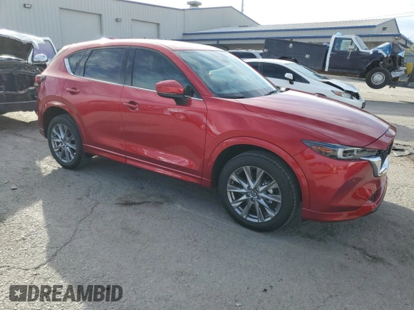2025 Mazda CX-5 2.5 S Premium Plus Package with VIN JM3KFBEMXS0545664, listed as a Copart auction lot 86388844 with 273 mi miles and Salvage Title. Bid and sale history available at carsss.com. Image 4.