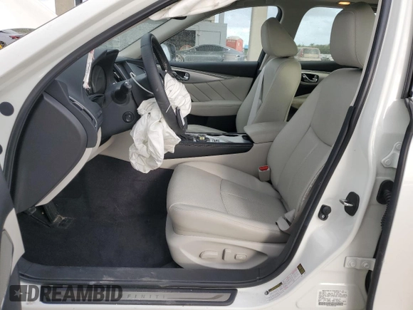 2023 Infiniti Q50 Luxe with VIN JN1EV7BP7PM512581, listed as a Copart auction lot 47835075 with 22,864 mi miles and Salvage Title. Bid and sale history available at DreamBid. Image 7.
