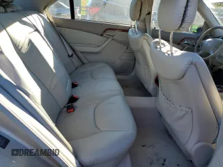 2002 Mercedes-Benz S-Class 4.3L with VIN WDBNG70J32A289860, listed as a Copart auction lot 85976544 with 129,617 mi miles and Salvage Title. Bid and sale history available at carsss.com. Image 10.