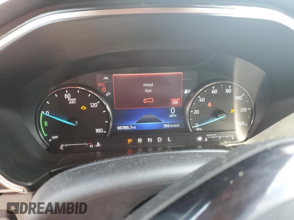 2021 Ford Escape SE Hybrid with VIN 1FMCU9BZ3MUA26006, listed as a Copart auction lot 55714155 with 99,786 mi miles and Salvage title. Bid and sale history available at DreamBid. Image 9.