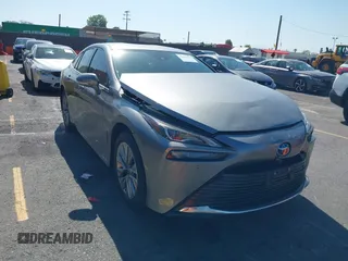 2021 Toyota Mirai XLE with VIN JTDAAAAA4MA002865, listed as a IAAI auction lot 42628662 with 28,240 mi miles and . Bid and sale history available at DreamBid. Image 1.