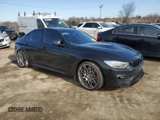2017 BMW M3 with VIN WBS8M9C51H5G83484, listed as a Copart auction lot 46678444 with 71,683 mi miles. Bid and sale history available at carsss.com. Image 4.