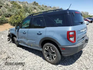 2024 Ford Bronco Sport Outer Banks with VIN 3FMCR9C60RRE65491, listed as a Copart auction lot 58210735 with 6,723 mi miles and Salvage title. Bid and sale history available at DreamBid. Image 2.