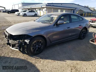 2023 BMW i4 eDrive40 with VIN WBY73AW0XPFR45532, listed as a Copart auction lot 85920194 with 32,633 mi miles and Salvage Title. Bid and sale history available at carsss.com. Image 1.