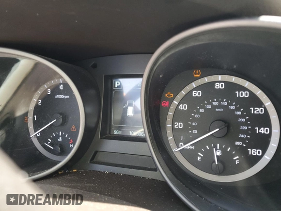 2017 Hyundai Santa Fe 2.4L with VIN 5XYZTDLB7HG452021, listed as a Copart auction lot 62024935 with 106,906 mi miles and Salvage title. Bid and sale history available at DreamBid. Image 9.