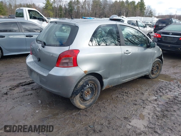 2008 Toyota Yaris with VIN JTDJT923X85187186, listed as a IAAI auction lot 41945092 with 161,875 mi miles. Bid and sale history available at carsss.com. Image 4.
