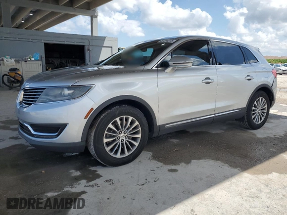 2016 Lincoln MKX Select with VIN 2LMTJ6KR8GBL62837, listed as a Copart auction lot 52294975 with 101,360 mi miles and Salvage Title. Bid and sale history available at carsss.com. Image 1.