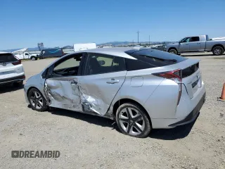 2018 Toyota Prius Two z VIN JTDKARFU3J3550801, wystawiony jako Copart lot #57625935 z przebiegiem 48 502 mil mil oraz Szkoda całkowita • Salvage title. Historia ofert i sprzedaży dostępna na DreamBid. Obrazek 2.