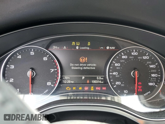 2012 Audi A6 Premium Plus z VIN WAUGGAFCXCN135623, wystawiony jako Copart lot #53300135 z przebiegiem 100 314 mil mil oraz Szkoda całkowita • Salvage title. Historia ofert i sprzedaży dostępna na DreamBid. Obrazek 9.