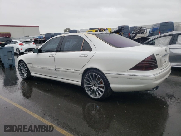 2004 Mercedes-Benz S 55 AMG with VIN WDBNG74J94A397588, listed as a Copart auction lot 85260014 with Not Provided miles and Clean Title. Bid and sale history available at DreamBid. Image 2.