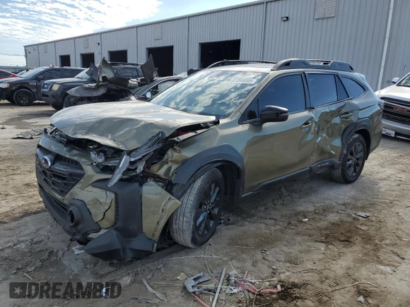 2025 Subaru Outback Onyx Edition with VIN 4S4BTALC6S3141261, listed as a Copart auction lot 87999085 with 4,467 mi miles and Salvage Title. Bid and sale history available at carsss.com. Image 1.