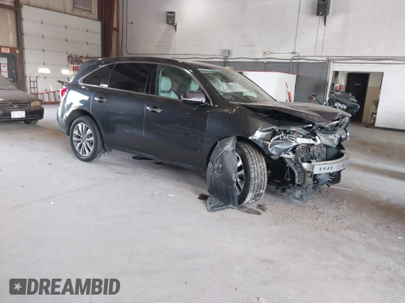 2014 Acura MDX Technology with VIN 5FRYD4H49EB003962, listed as a IAAI auction lot 41087499 with 164,204 mi miles and . Bid and sale history available at DreamBid. Image 1.