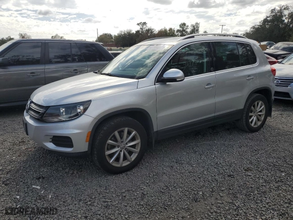 2017 Volkswagen Tiguan Wolfsburg Edition with VIN WVGSV7AX9HW505201, listed as a Copart auction lot 40199474 with 49,278 mi miles and Salvage Title. Bid and sale history available at carsss.com. Image 1.