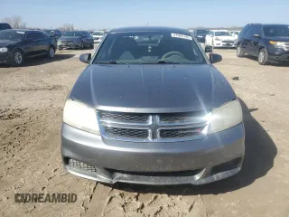 2013 Dodge Avenger SE with VIN 1C3CDZAB6DN517158, listed as a Copart auction lot 47925145 with 193,376 mi miles and Salvage Title. Bid and sale history available at DreamBid. Image 5.