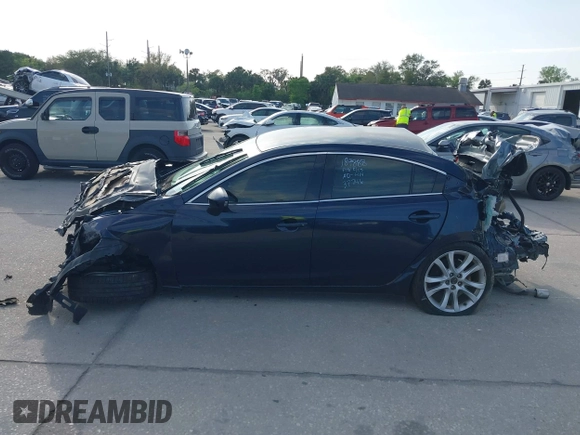 2015 Mazda 6 i Touring with VIN JM1GJ1V54F1189888, listed as a IAAI auction lot 41731193 with Not Provided miles. Bid and sale history available at carsss.com. Image 13.