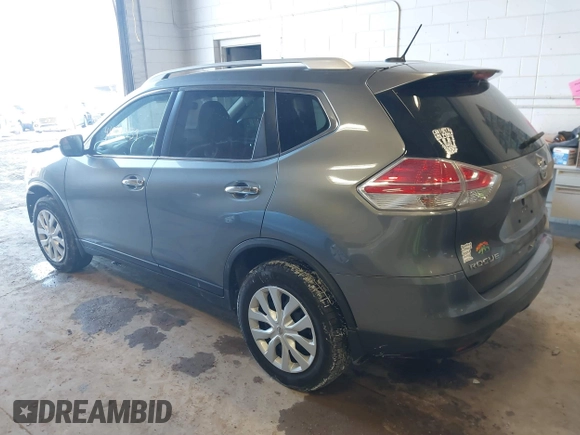 2016 Nissan Rogue SV with VIN KNMAT2MVXGP724616, listed as a IAAI auction lot 41561439 with 146,898 mi miles. Bid and sale history available at carsss.com. Image 3.