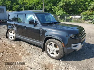 2020 Land Rover Defender HSE with VIN SALE97EU6L2018617, listed as a Copart auction lot 60670585 with 38,721 mi miles and Salvage title. Bid and sale history available at DreamBid. Image 4.