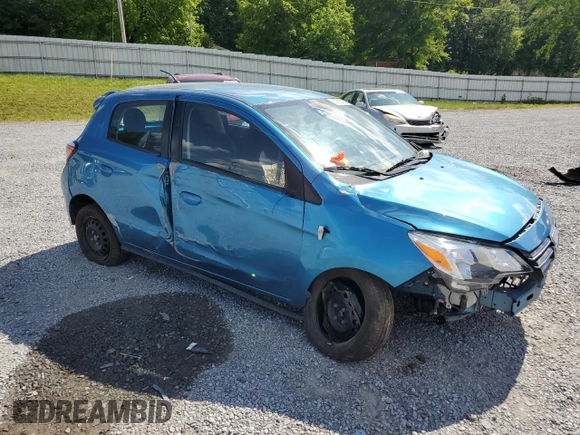 2021 Mitsubishi Mirage ES z VIN ML32AUHJXMH011429, wystawiony jako Copart lot #55936305 z przebiegiem 63 079 mil mil oraz Szkoda całkowita • Salvage title. Historia ofert i sprzedaży dostępna na DreamBid. Obrazek 4.
