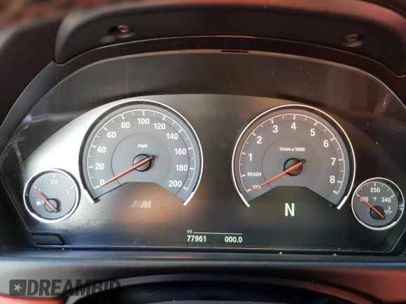 2017 BMW M4 with VIN WBS3R9C54HK709747, listed as a Copart auction lot 51333074 with 77,961 mi miles and Salvage Title. Bid and sale history available at carsss.com. Image 9.