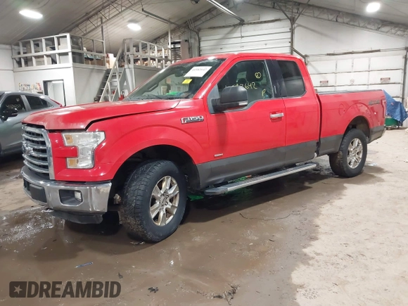 2016 Ford F-150 XLT with VIN 1FTEX1EP1GFB23472, listed as a IAAI auction lot 41582642 with 151,304 mi miles. Bid and sale history available at carsss.com. Image 2.