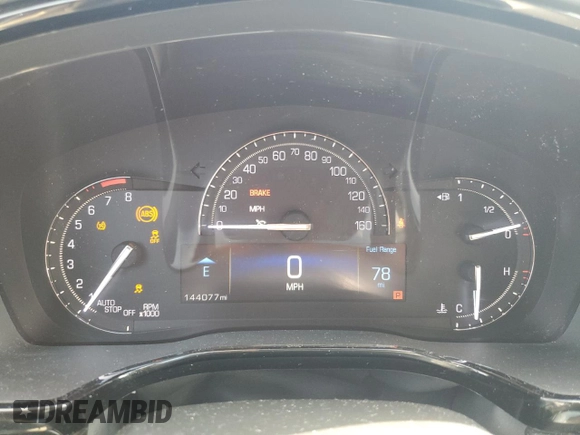 2017 Cadillac XT5 FWD with VIN 1GYKNARS0HZ157551, listed as a Copart auction lot 55281725 with 144,077 mi miles and Clean title. Bid and sale history available at DreamBid. Image 9.