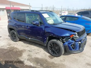 2019 Jeep Renegade Latitude z VIN ZACNJBBB4KPK33256, wystawiony jako IAAI lot #42125182 z przebiegiem 44 300 mil mil oraz . Historia ofert i sprzedaży dostępna na DreamBid. Obrazek 1.
