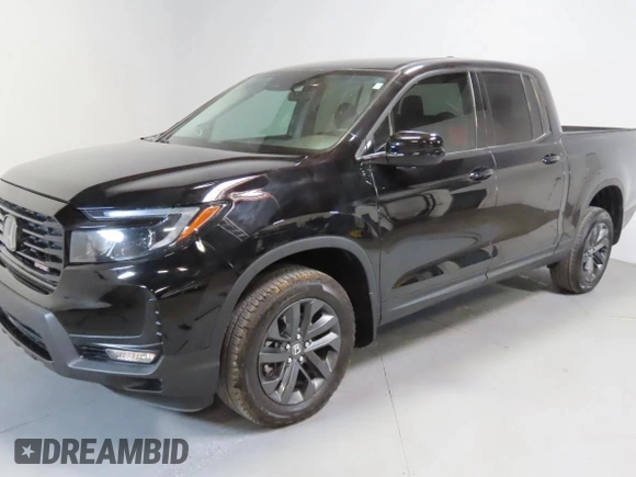 2023 Honda Ridgeline Sport with VIN 5FPYK3F13PB068889, listed as a Copart auction lot 58864005 with 19,879 mi miles and Salvage title. Bid and sale history available at DreamBid. Image 2.