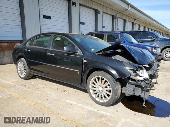 2007 Saturn Aura XR with VIN 1G8ZV57797F243879, listed as a Copart auction lot 46573115 with 122,265 mi miles and Salvage Title. Bid and sale history available at DreamBid. Image 4.