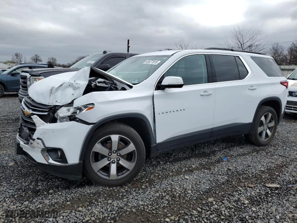 2019 Chevrolet Traverse LT Leather with VIN 1GNEVHKW4KJ317548, listed as a Copart auction lot 48477015 with 66,807 mi miles and Salvage Title. Bid and sale history available at carsss.com. Image 1.