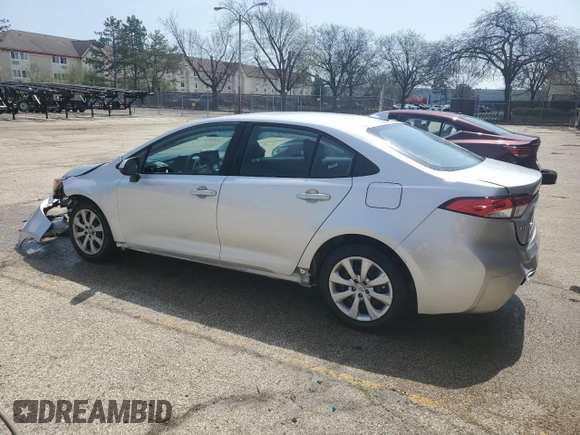 2025 Toyota Corolla LE z VIN 5YFB4MDE6SP261393, wystawiony jako Copart lot #54745915 z przebiegiem 7 080 mil mil oraz Nie do naprawy • Non repairable. Historia ofert i sprzedaży dostępna na DreamBid. Obrazek 2.