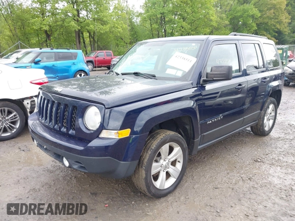 2014 Jeep Patriot Latitude with VIN 1C4NJRFB3ED661196, listed as a IAAI auction lot 42338511 with 101,686 mi miles and . Bid and sale history available at DreamBid. Image 2.