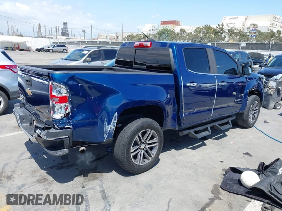 2019 Chevrolet Colorado 2WD LT with VIN 1GCGSCEN2K1163423, listed as a IAAI auction lot 42131553 with 37,757 mi miles and . Bid and sale history available at DreamBid. Image 4.