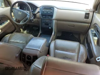 2006 Honda Pilot EX-L with VIN 5FNYF28596B032369, listed as a Copart auction lot 54596465 with 201,181 mi miles and Salvage Title. Bid and sale history available at DreamBid. Image 8.